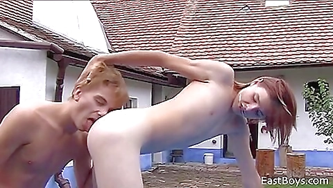 Village Boys Oral Fantasy Outdoors