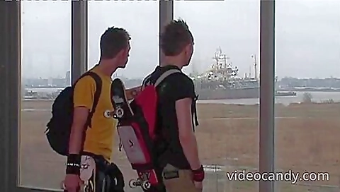 Skate Boys Fun At Night