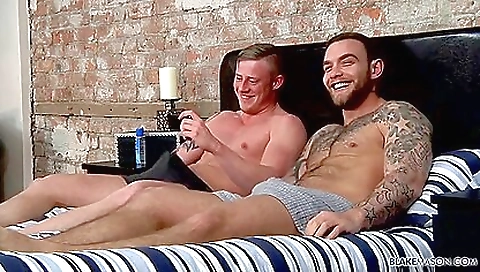 Straight Mates Shared Wank