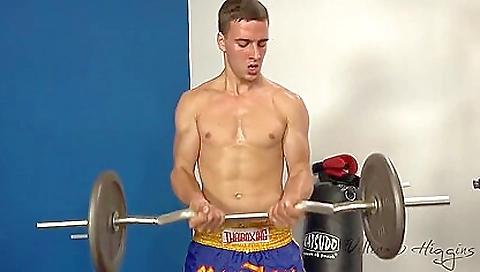 Muscle Boy Shows Is Hairy Ass