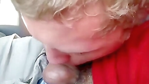Blowing A Friend In The Car And He Cums In My Mouth