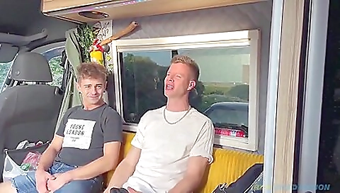 Couple Invite Straightfriend For A Van Trip